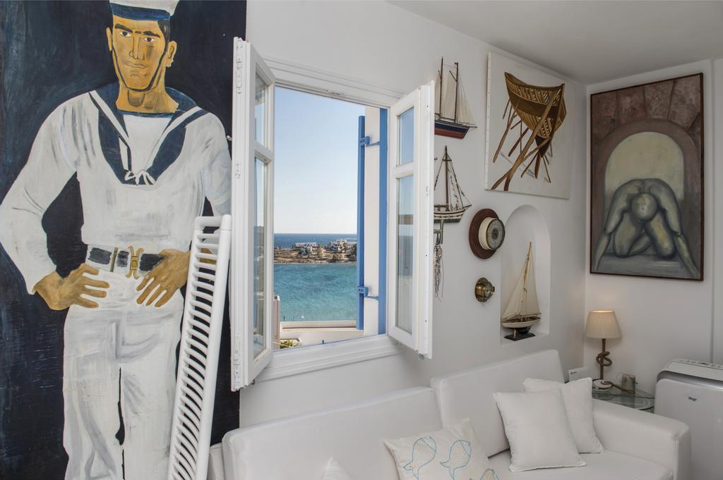 Aiolos Home With Private Veranda And Amazing Sea Views, Paros Пісо-Ліваді Екстер'єр фото
