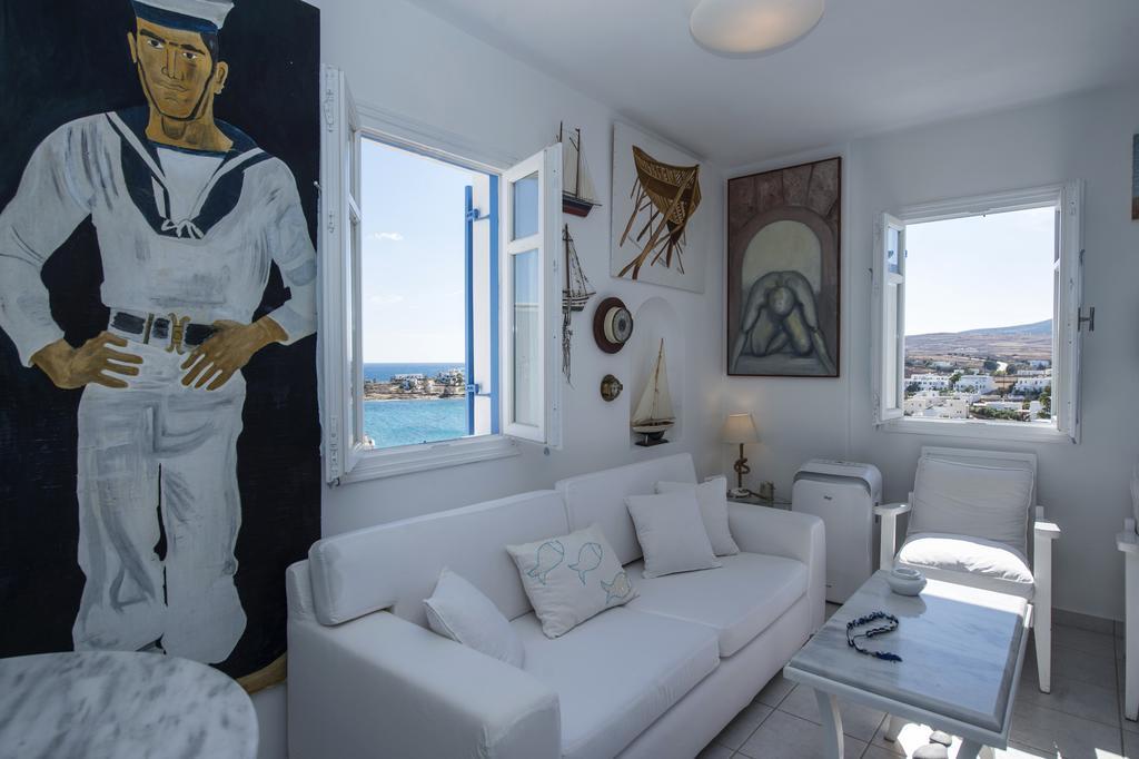 Aiolos Home With Private Veranda And Amazing Sea Views, Paros Пісо-Ліваді Екстер'єр фото