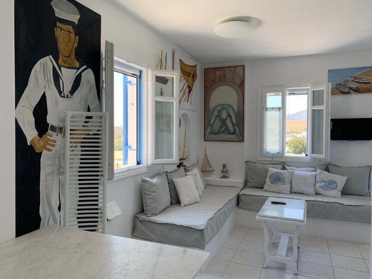 Aiolos Home With Private Veranda And Amazing Sea Views, Paros Пісо-Ліваді Екстер'єр фото