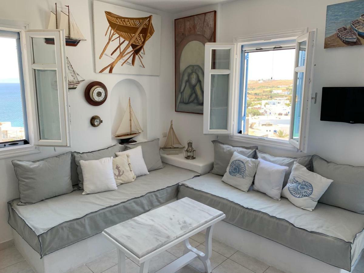 Aiolos Home With Private Veranda And Amazing Sea Views, Paros Пісо-Ліваді Екстер'єр фото